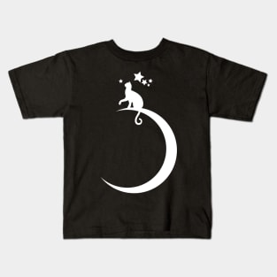 Cat and Moon Kids T-Shirt